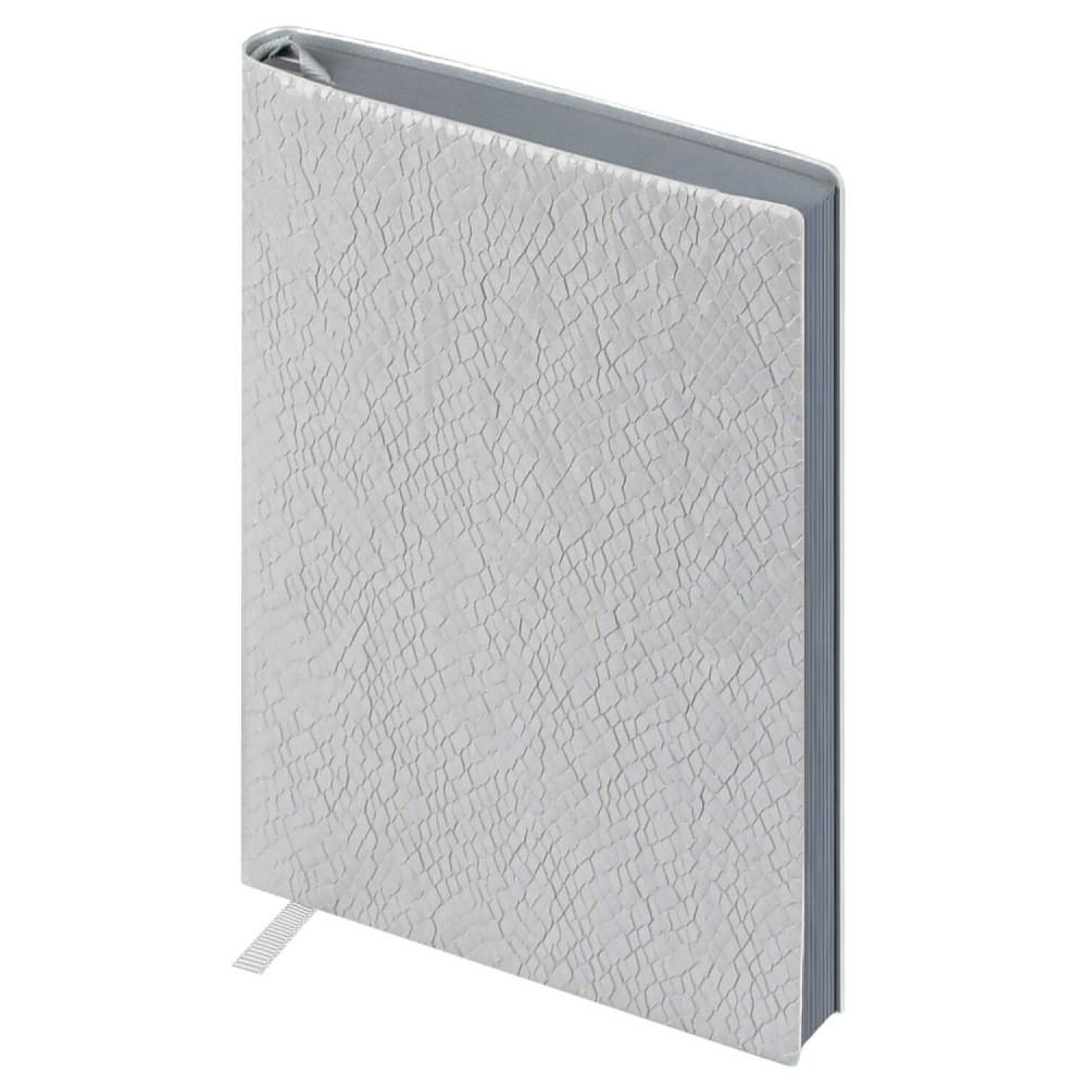 Ежедневник недатированный "Аспид Глосс", А6+, 320 страниц, линейка, серый