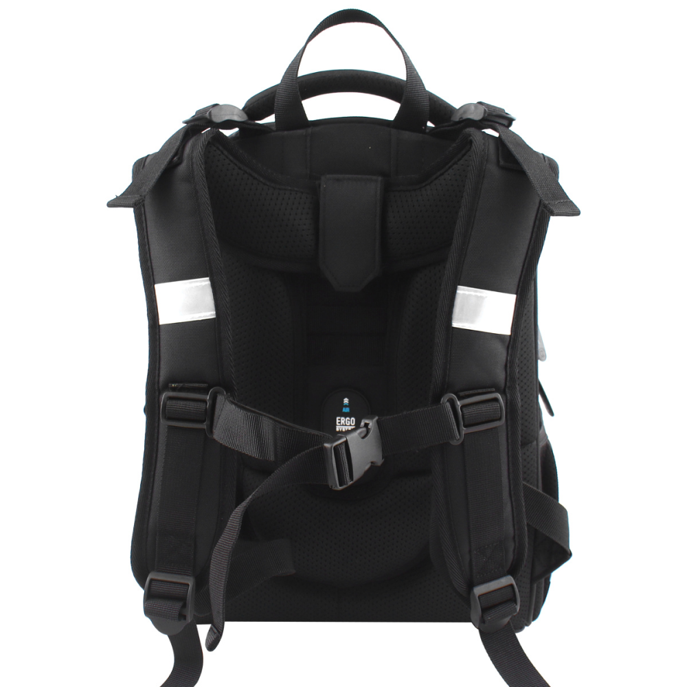 Рюкзак школьный "ERGO First Золотая кошка", черный - 10