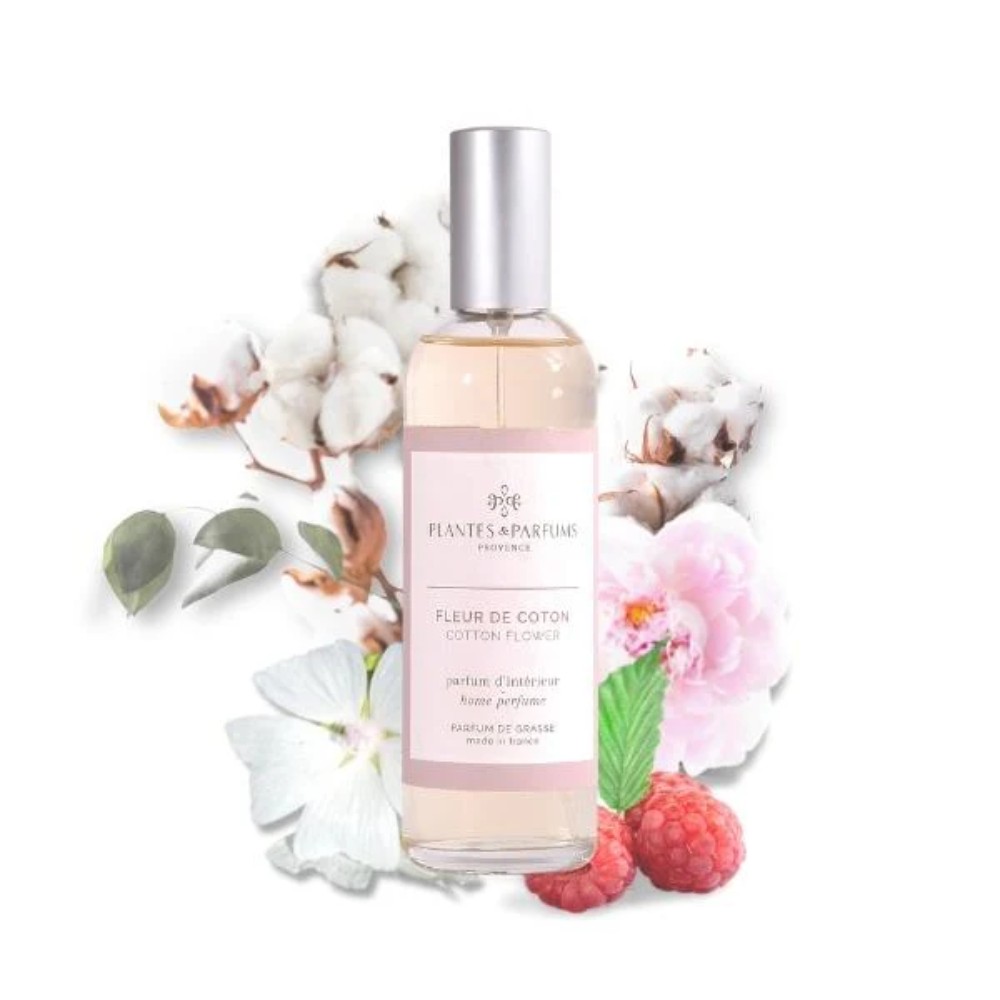 Духи интерьерные PLANTES&PARFUMS "Cotton Flower", 100 мл 