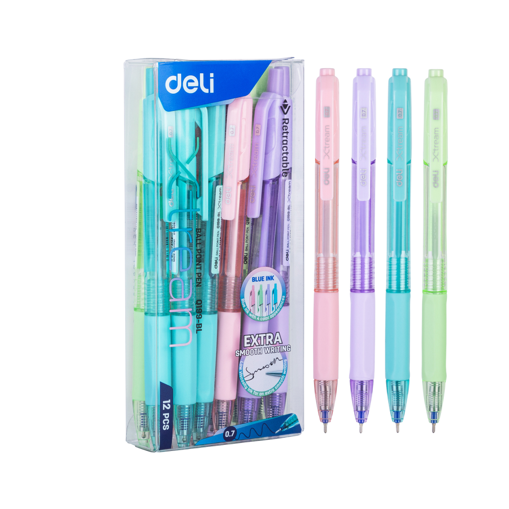 Ручка шариковая автоматическая "Extra", 0.7 мм, ассорти, стерж. синий - 2