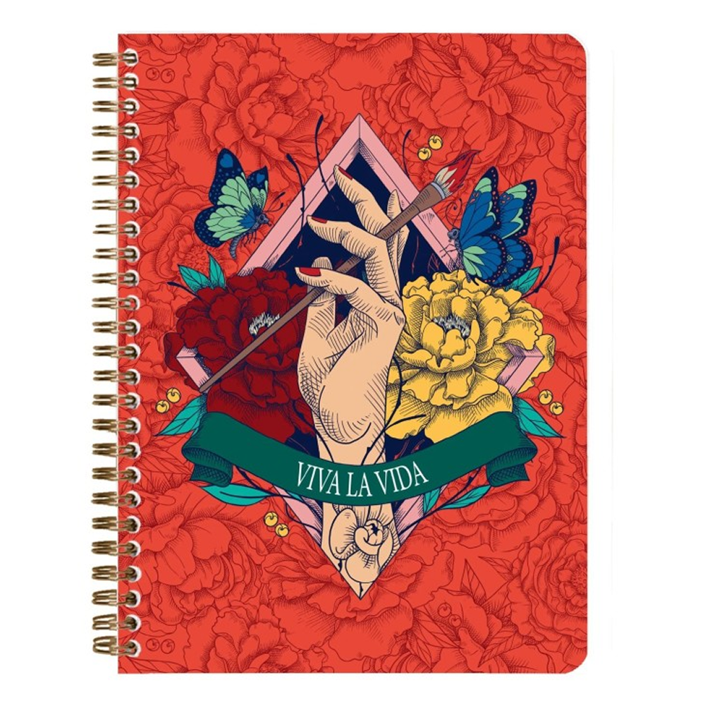 Блокнот "Frida Kahlo", А5, 74 листов, линейка, ассорти - 4