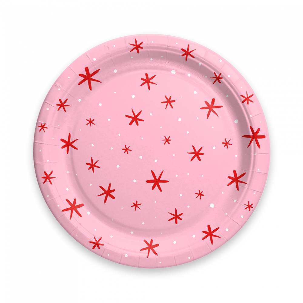 Тарелка бумажная "Let's Party", 23 см, 6 шт - 4
