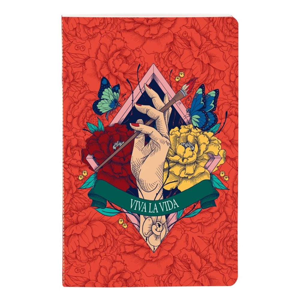 Блокнот "Frida Kahlo", 48 листов, линейка, ассорти - 2