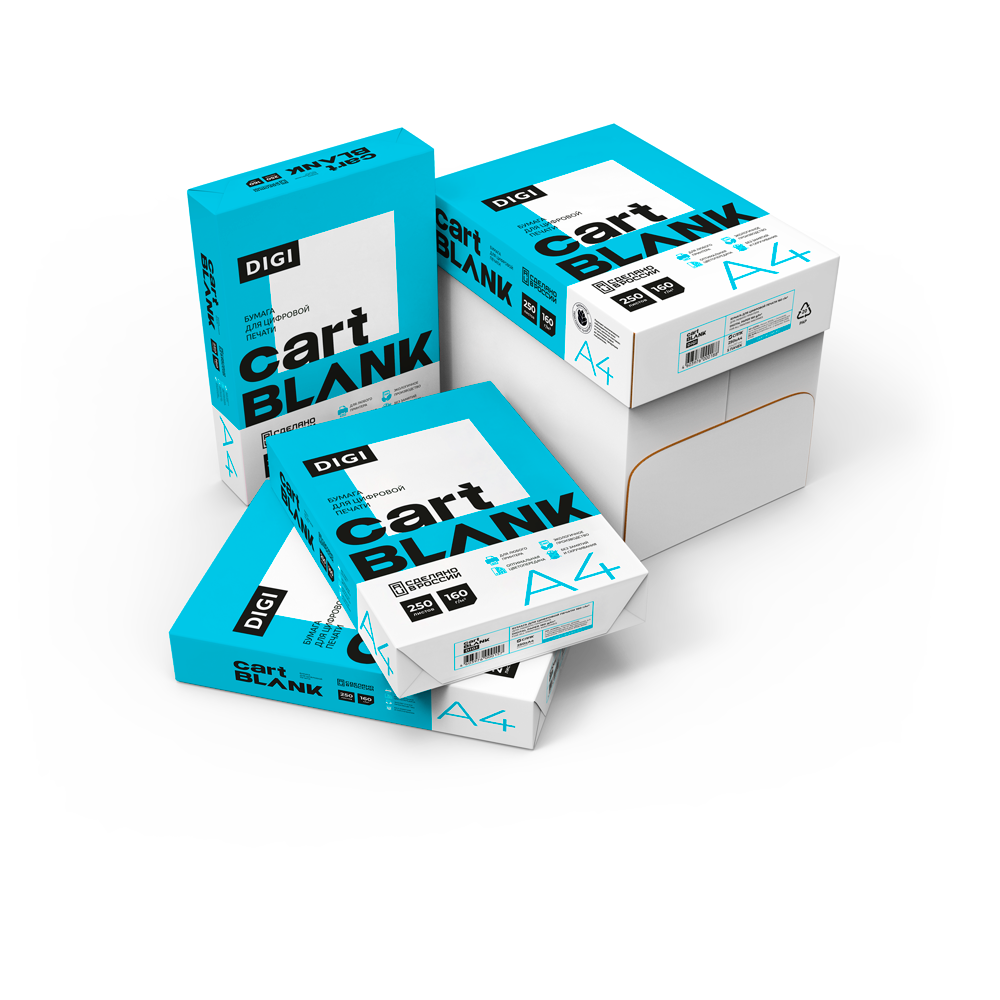Бумага "Cartblank Digi", A4, 250 листов, 160 г/м2 - 4
