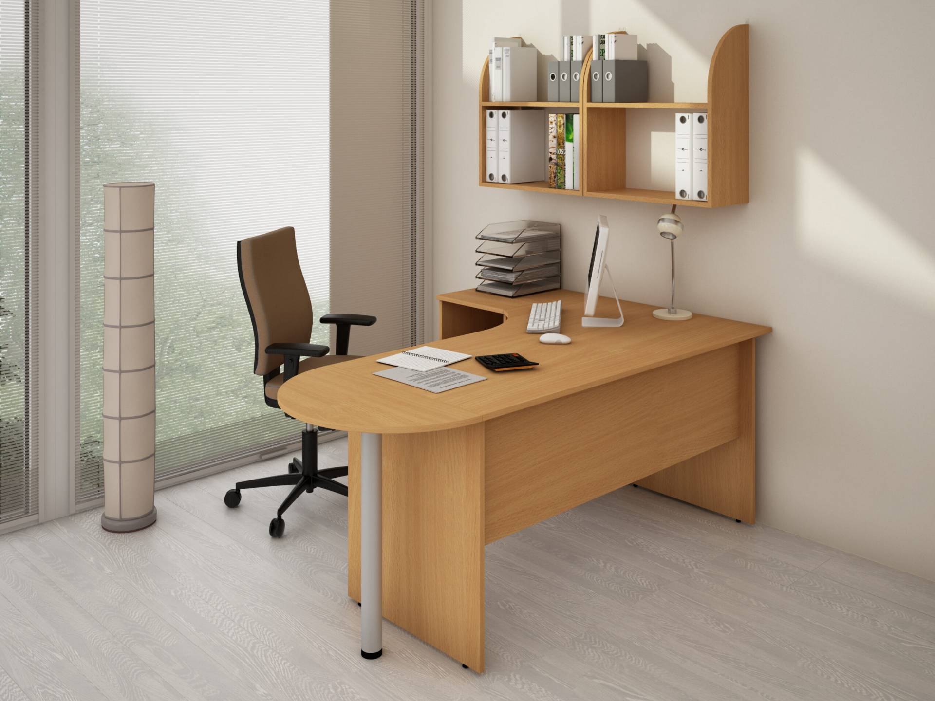 Коллекция Столица стол письменный С-1-12, 1200х700х750 мм, дуб сонома - 2