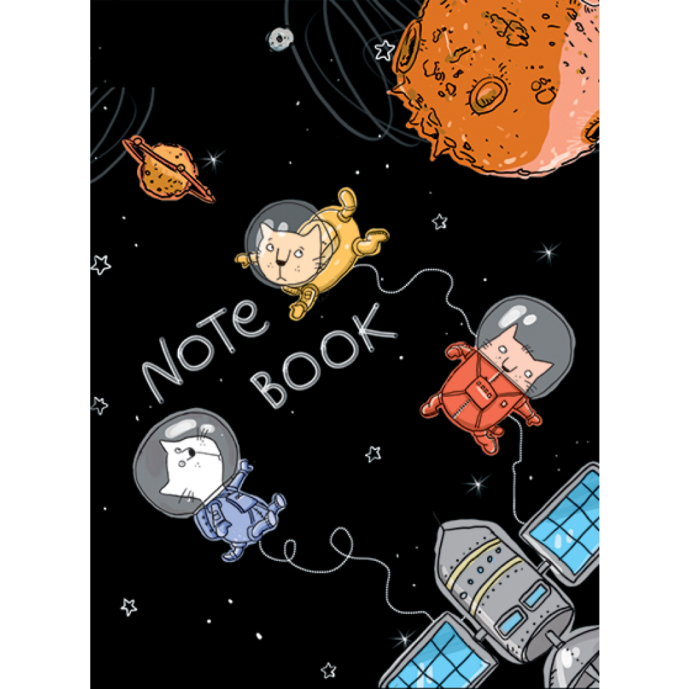 Блокнот "Микс 4", А7, 40 листов, клетка, ассорти - 6