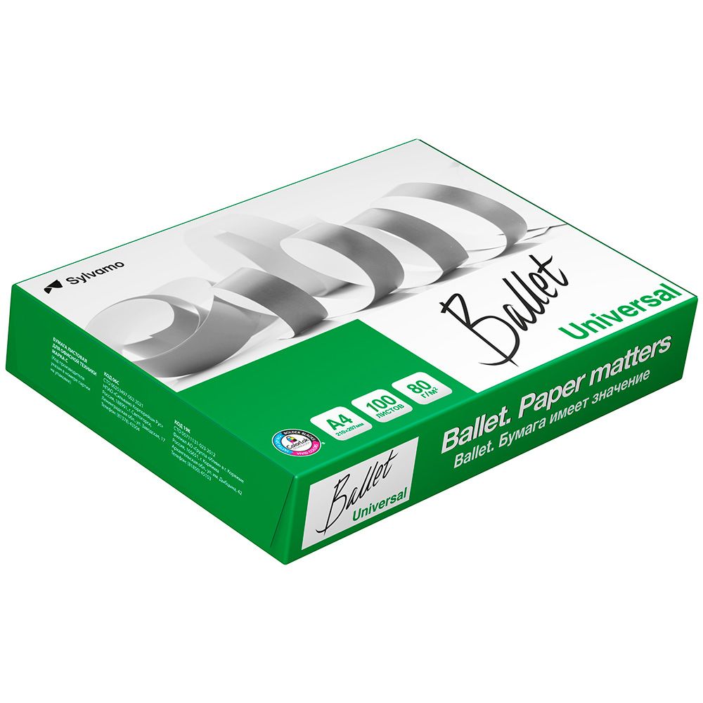 Бумага "Ballet Universal ColorLok", А4, 100 листов, 80 г/м2 - 3