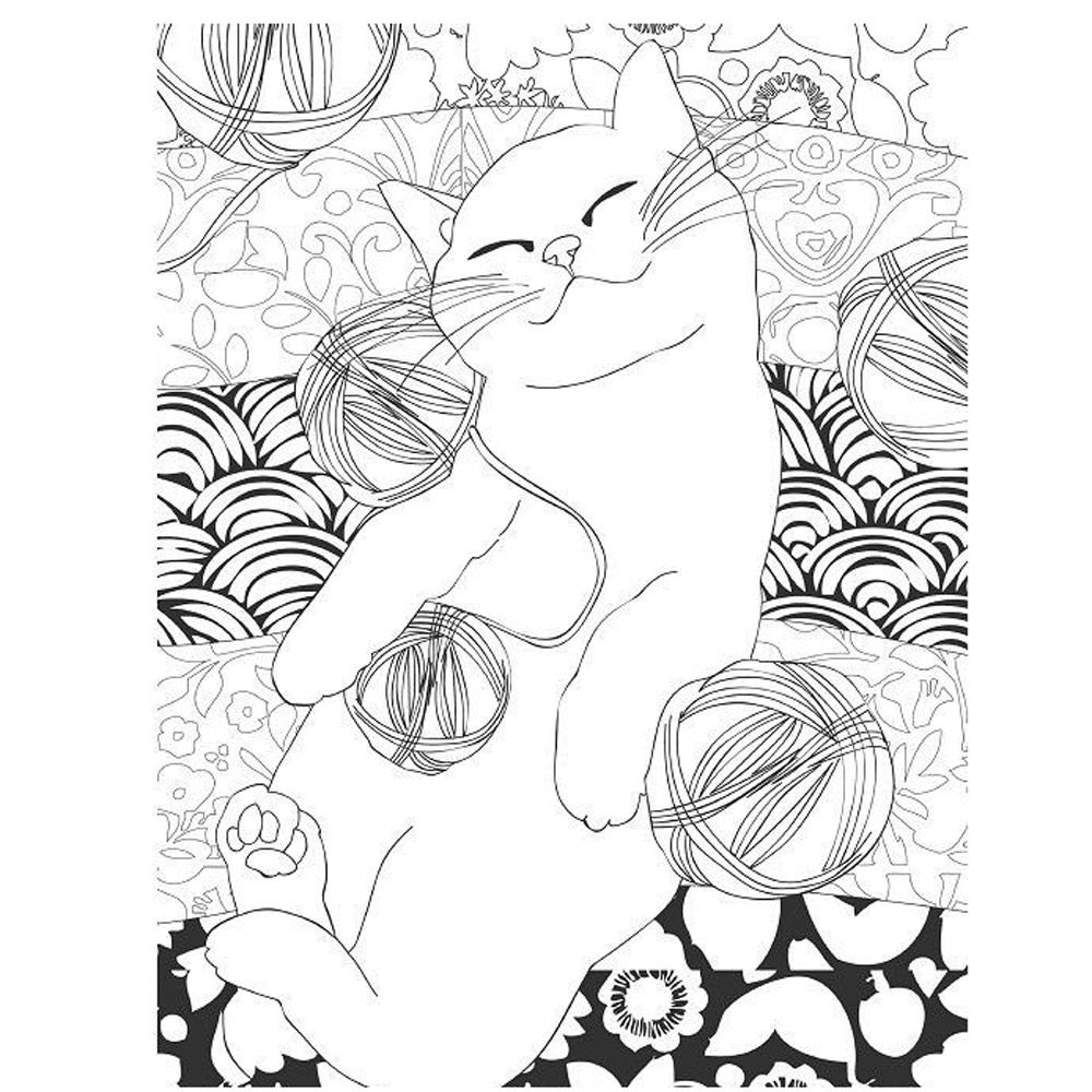 Раскраска-антистресс "Кототерапия" - 6
