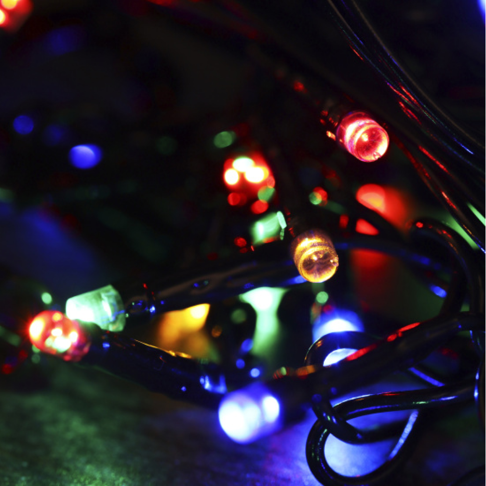 Гирлянда электрическая LED "Нить", 35 м, мультиколор - 3