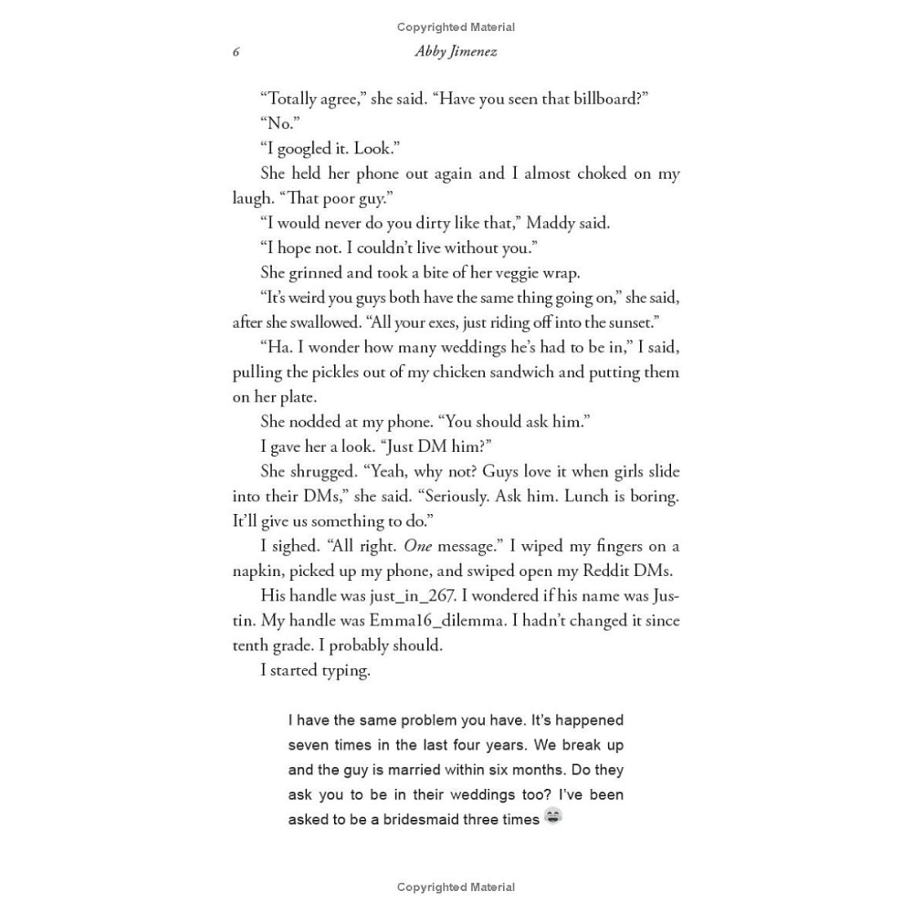 Книга на английском языке "Just For The Summer",  Abby Jimenez - 14