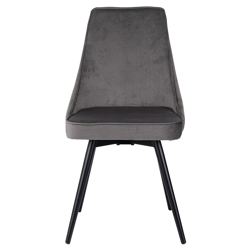 Стул Бюрократ "CH-K4_SP_2" ткань, темно-серый, металл, комплект 2 штуки, с поворотным механизмом - 3