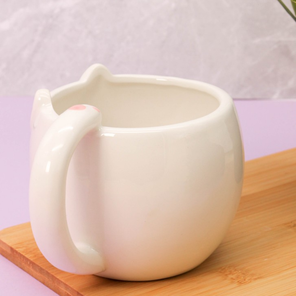 Кружка "Rabbit dream big", керамика, 450 мл, белый - 4