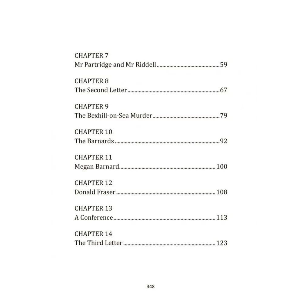 Книга на английском языке "Убийства по алфавиту", Агата Кристи - 9