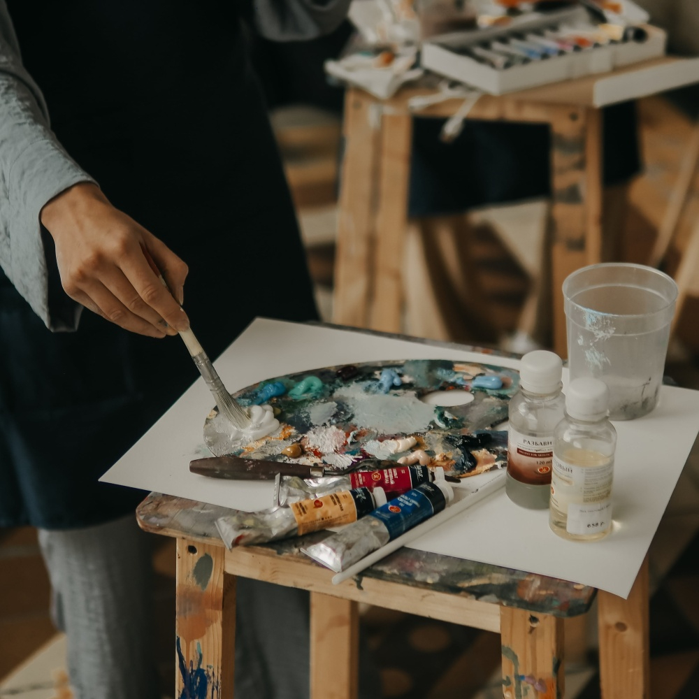 Краски акриловые Ладога, 315 оранжевая, 100 мл., банка - 4