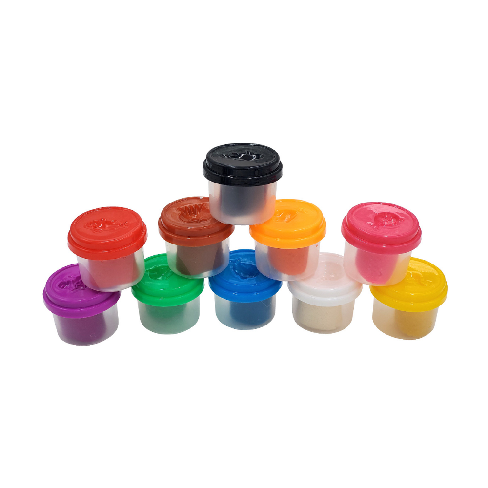 Тесто для лепки "HappyColor", 10 цветов, 200 гр. - 7
