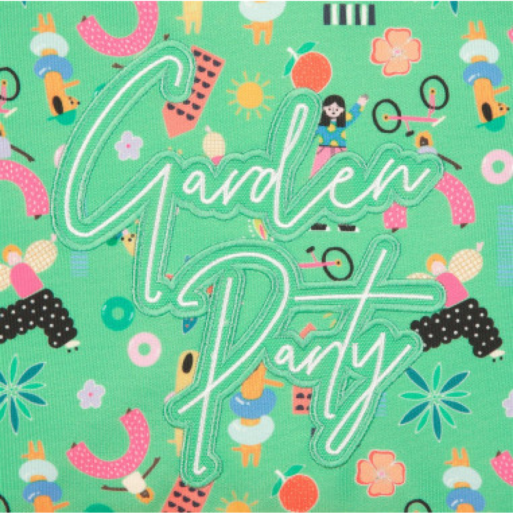 Рюкзак детский "Garden Party", зеленый, розовый - 11