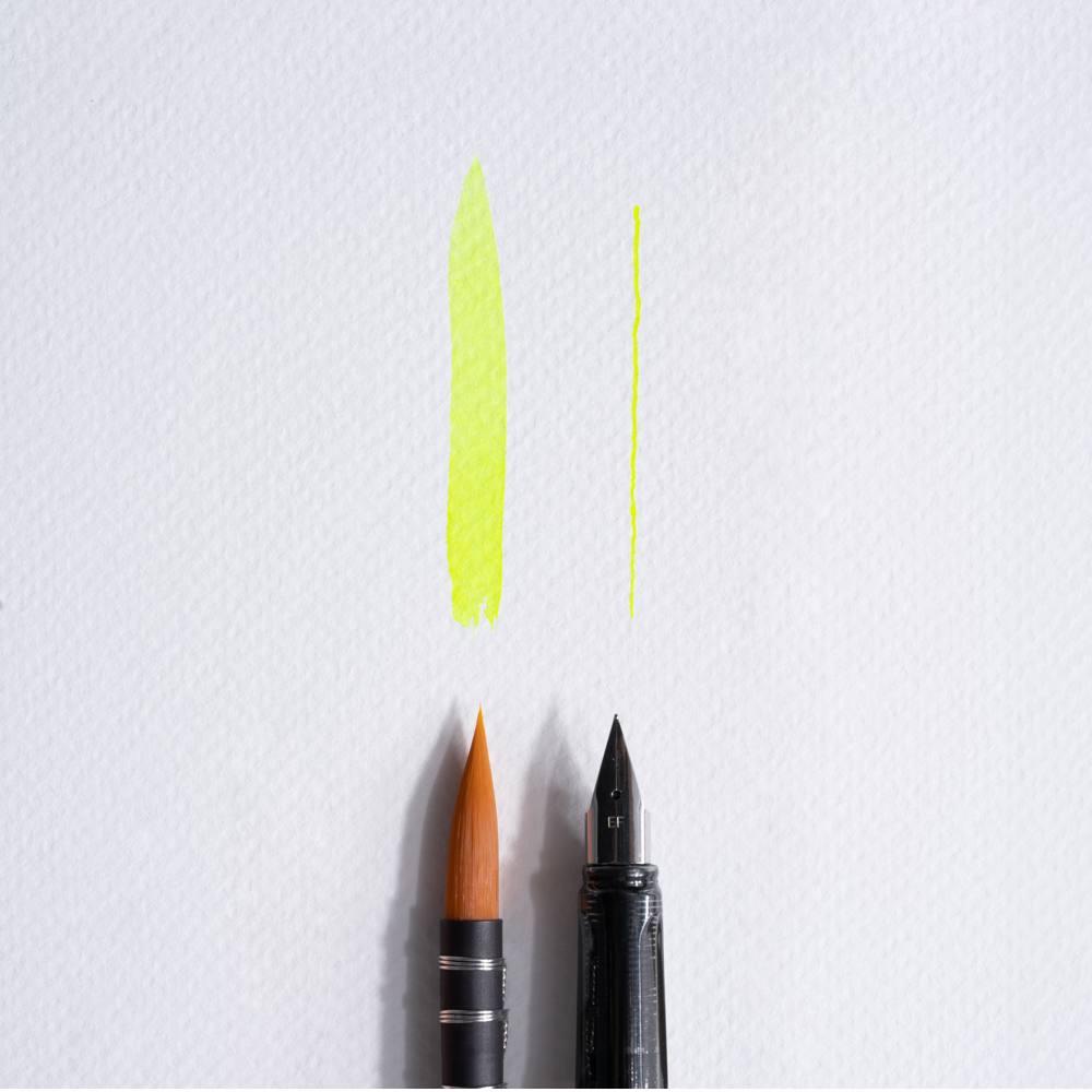 Чернила для рисования и каллиграфии "Малевичъ", неоновые, 15 мл, желтый - 4