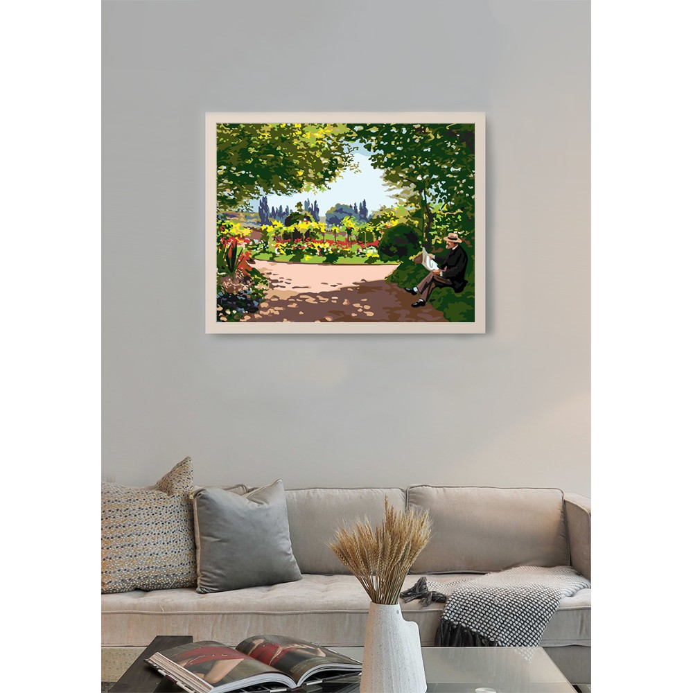 Картина по номерам "Клод Моне. Сад имени Баумана"