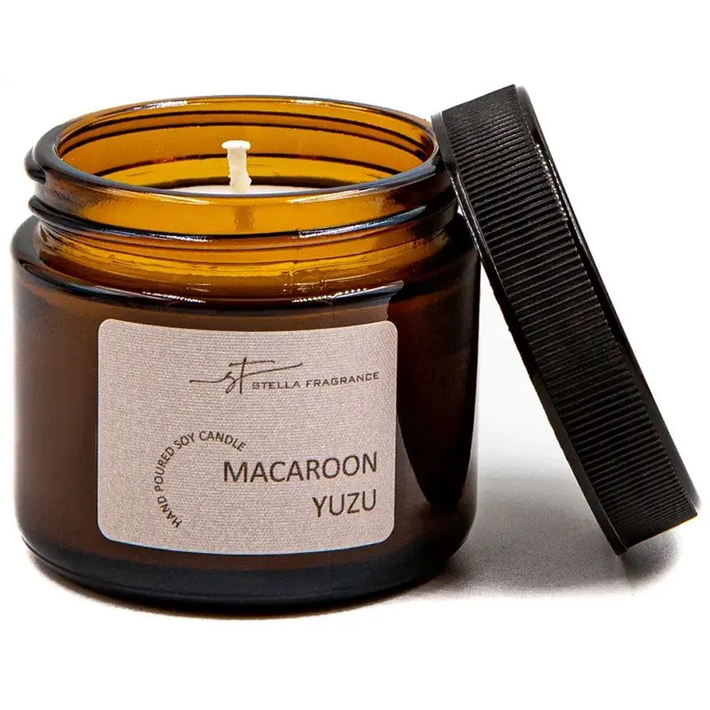 Свеча декоративная "Stella Fragrance. Macaroon Yuzu", 50 гр.