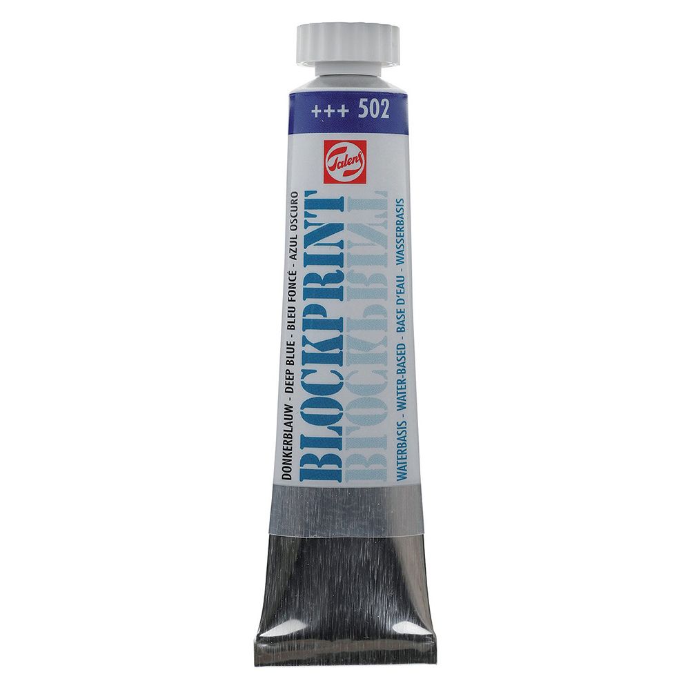 Краски для линогравюры "BLOCKPRINT", 502 темно-синий, 20 мл