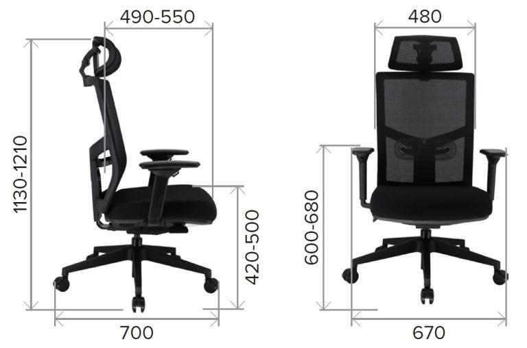 Кресло д/руководителя EVERPROF Fuji  сетка, серый, крестов. пластик - 4