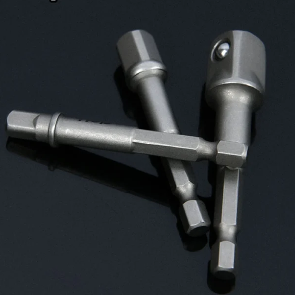 Набор адаптеров шестигранников Deli YS EDL110002, 1/4 на квадрат 1/4'', 3/8'', 1/2" - 9