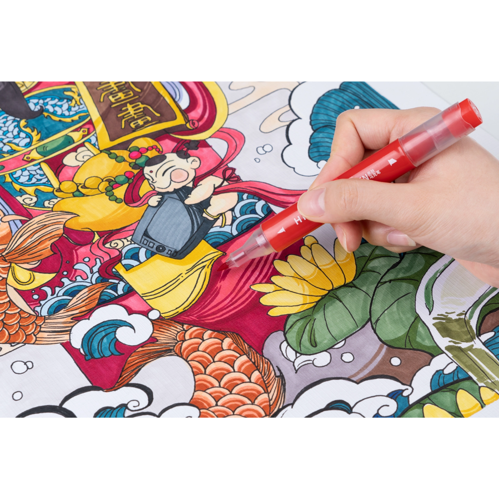 Набор маркеров художественных "Himi Miya", 24 шт/упак - 6