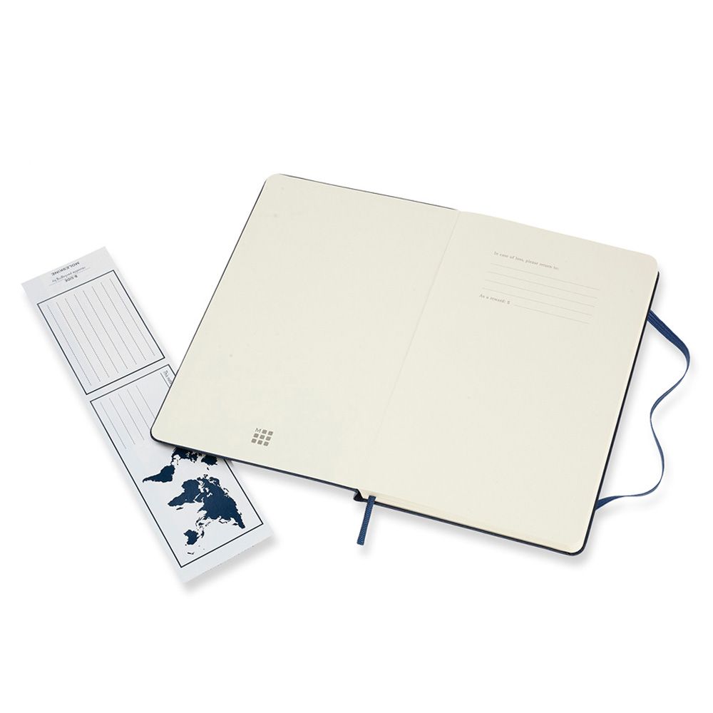 Блокнот "Classic Large", А5, 120 листов, точка, синий сапфир - 3