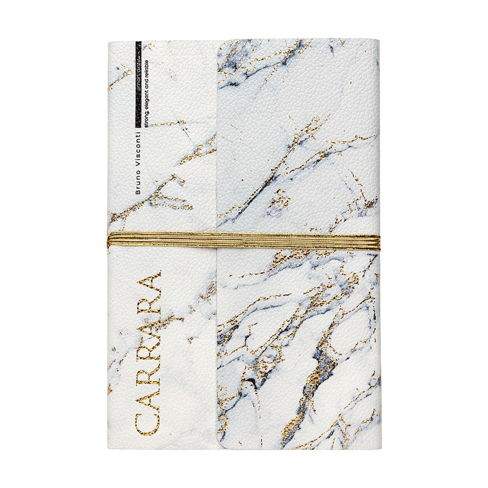Ежедневник недатированный "Carrara", А5, 192 страниц, линейка, белый