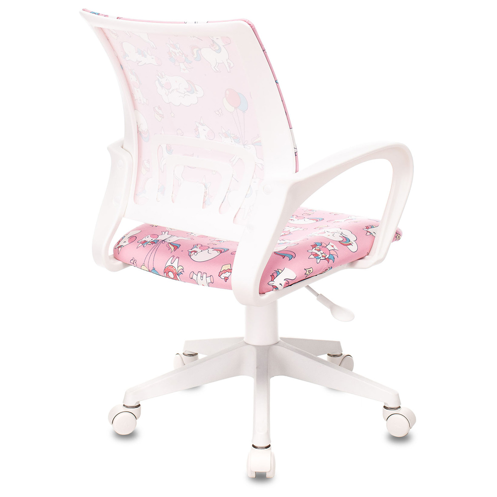Кресло детское Бюрократ BUROKIDS 1W, ткань, пластик, розовый - 4
