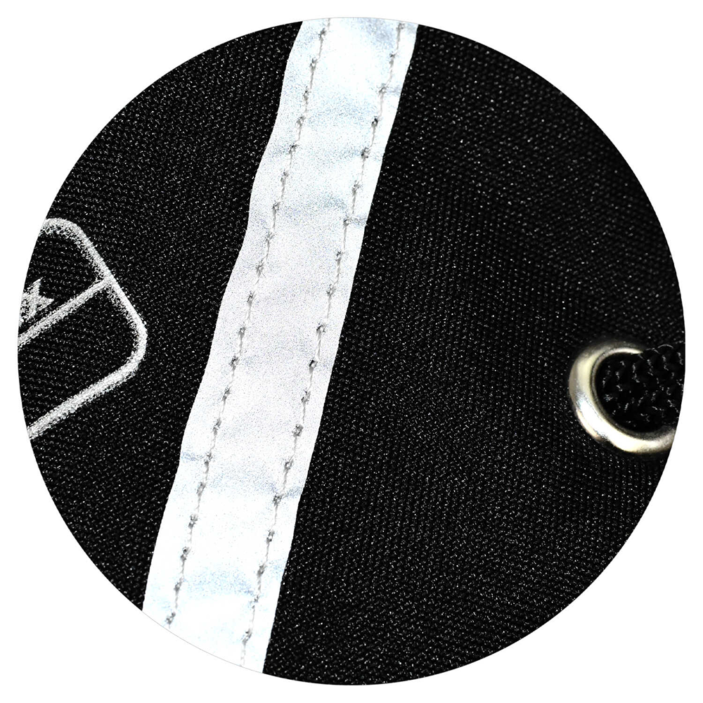 Мешок для обуви "Серебряный мишка", черный - 6