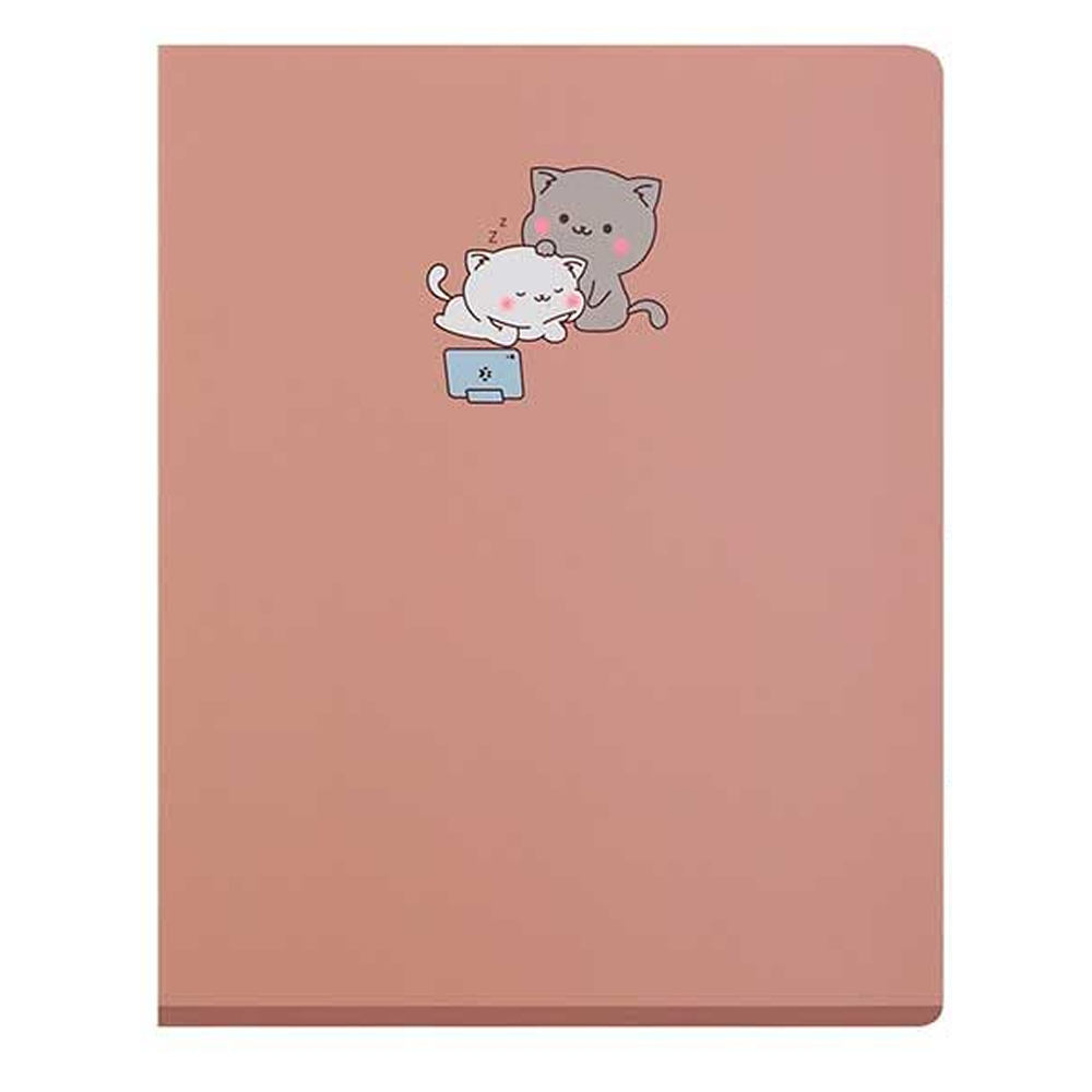 Тетрадь "Cappuccino cat", А5, 48 листов, клетка, ассорти