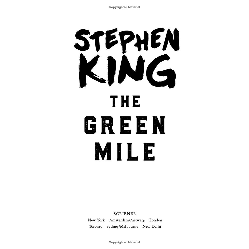Книга на английском языке "The Green Mile", Stephen King - 4