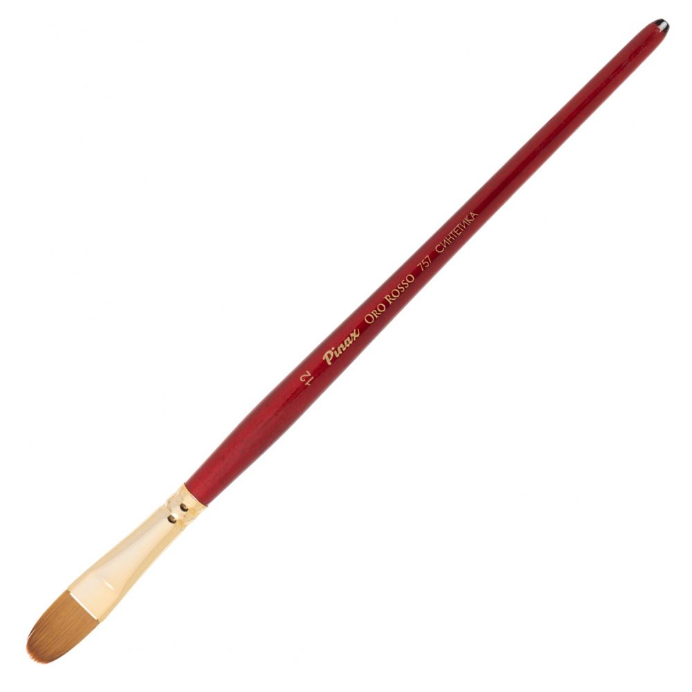 Кисть для рисования "Pinax ORO ROSSO", синтетика, плоскоовальная, №12