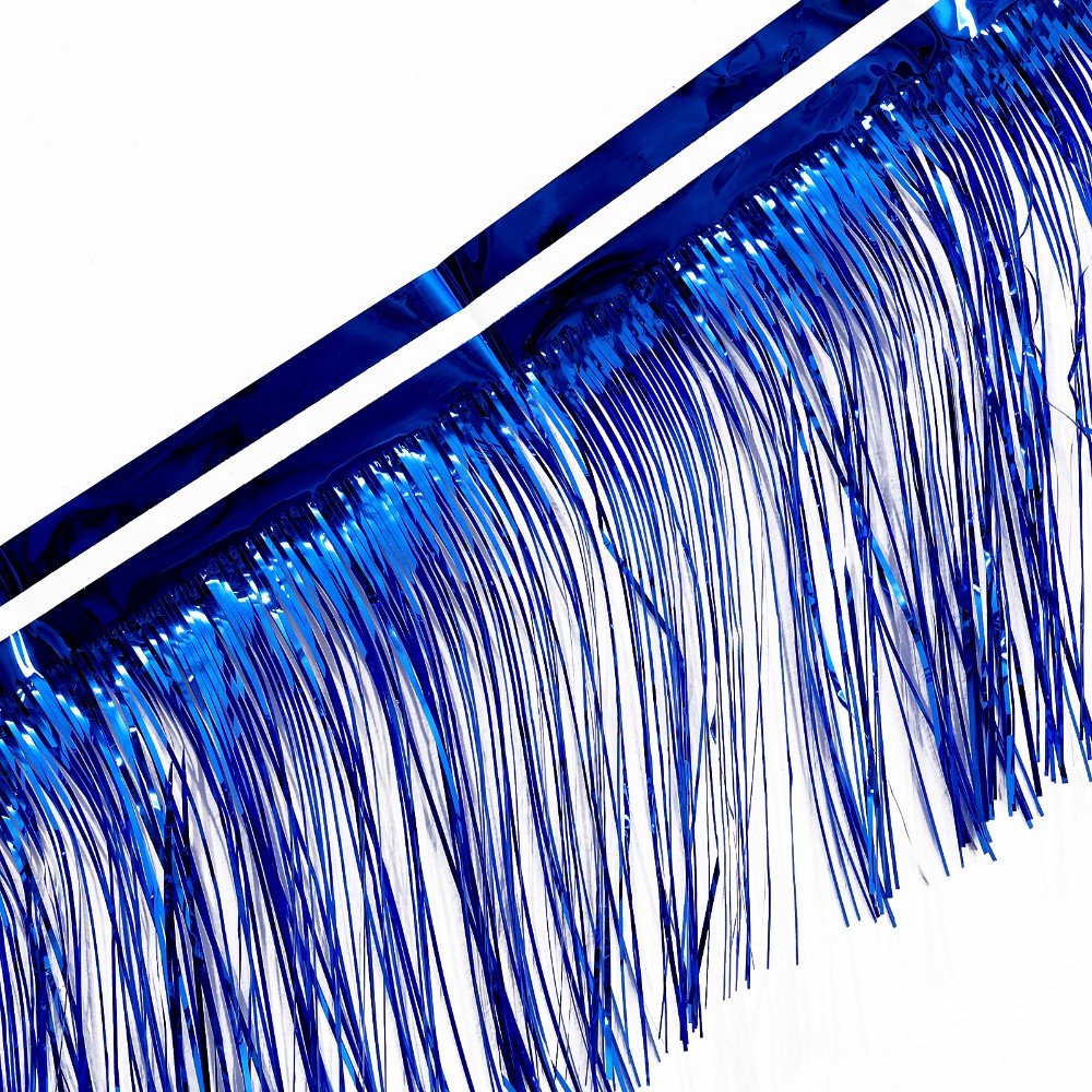 Гирлянда "Дождик", 2 м, ПВХ, с липкой лентой, синий - 4