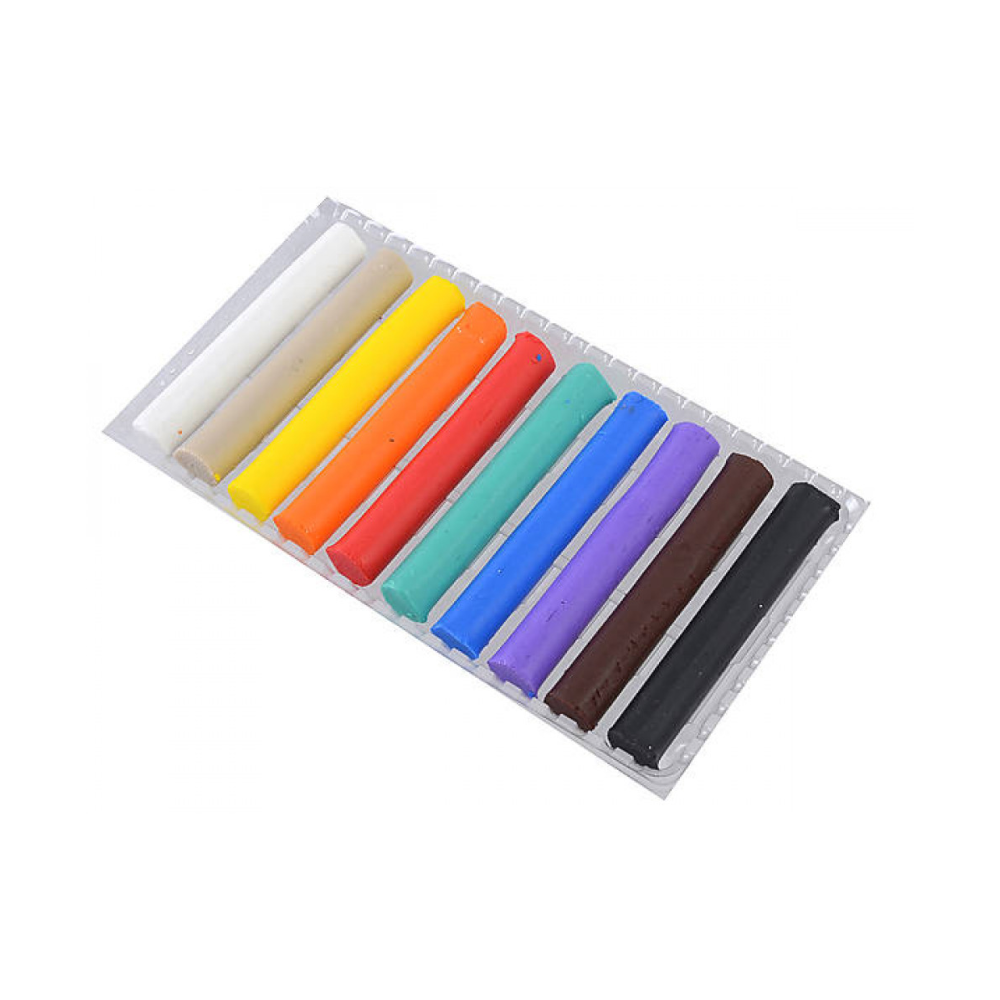 Глина для моделирования "Colorino Modelina", 10 цветов, круглый