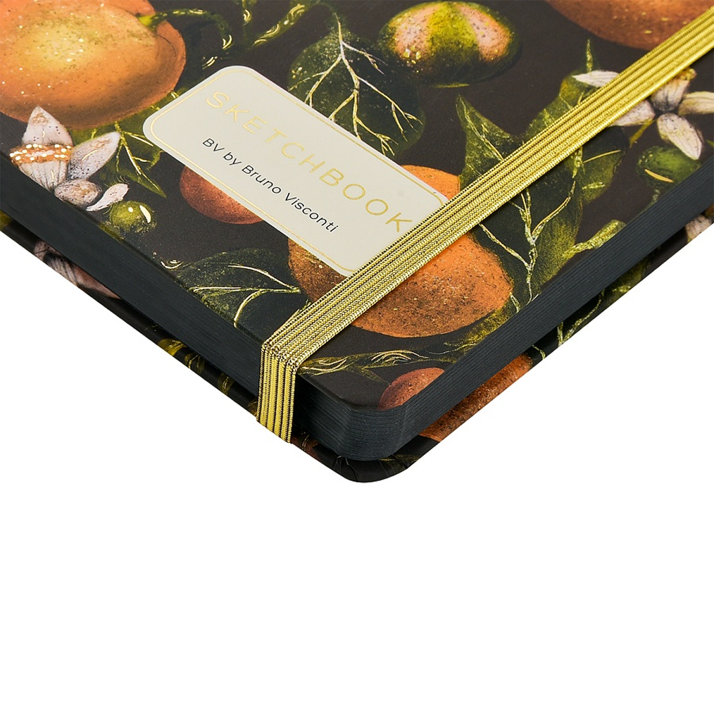 Скетчбук "Flora. Paradise. Oranges", 14.6х21.3 см, 100 г/м2, 100 листов, разноцветный - 3
