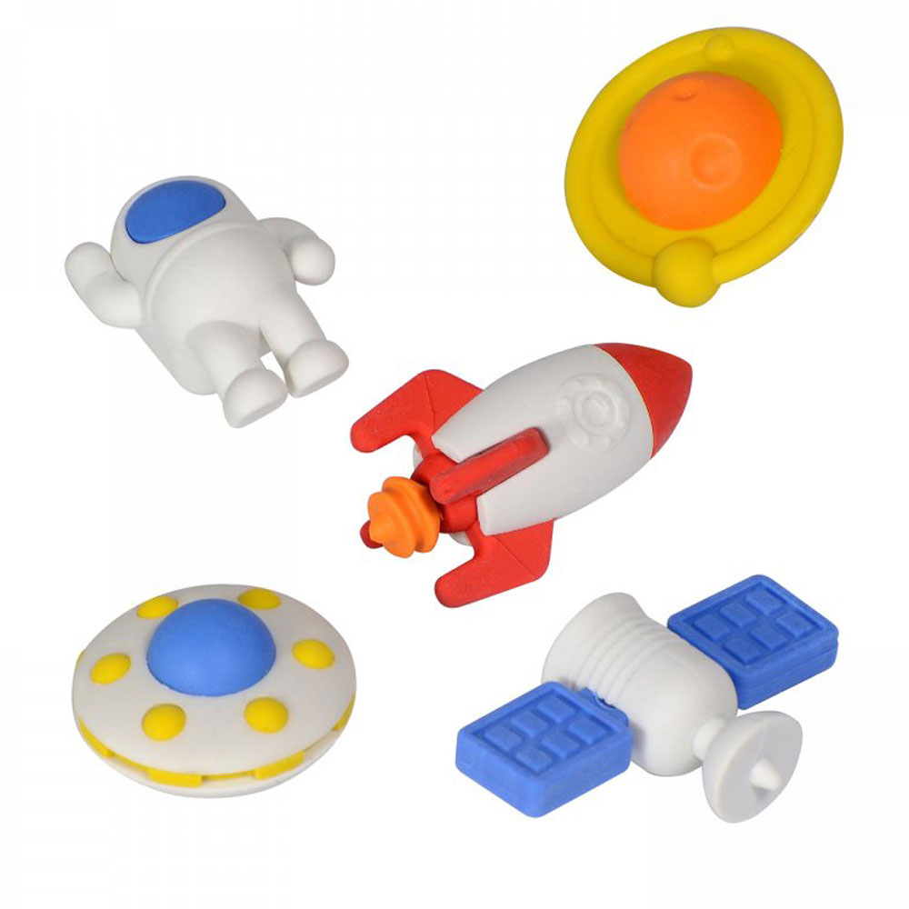 Ластик "HappyGraphix Космос", 1 шт, ассорти