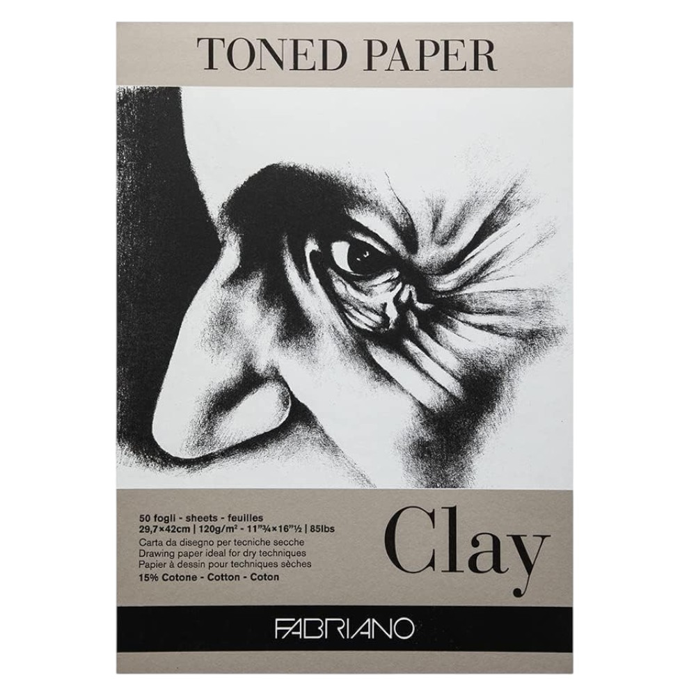 Блок бумаги для рисования "Fabriano. Clay", 29,7х42 см, 120 г/м2, 50 листов
