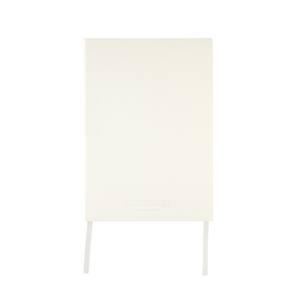 Скетчбук "Sketchmarker Vellum & White", А5, 120 листов, бумага молочная, белая - 2