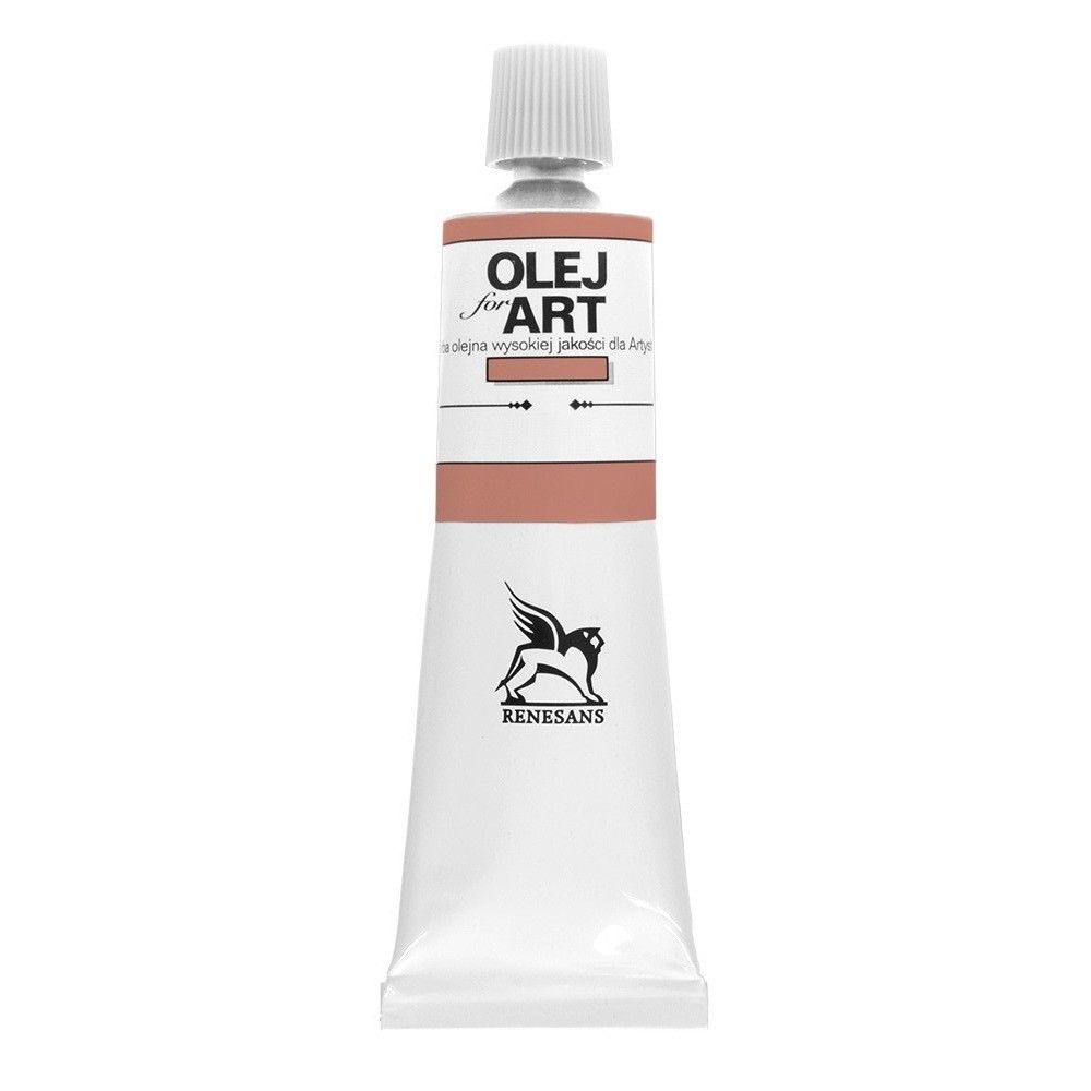 Краски масляные Renesans "Oils for art", 58 тинта телесная красная, 60 мл, туба