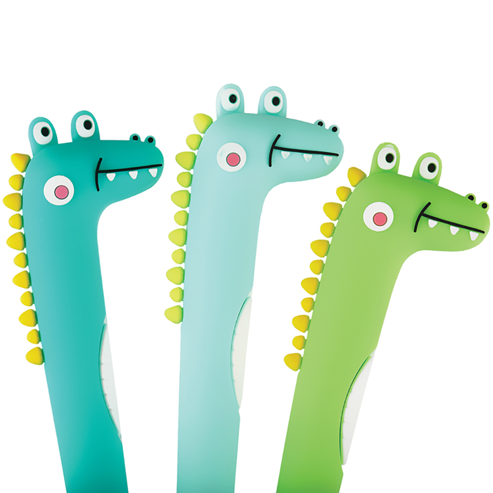 Ручка шариковая "Alligators", 0,7 мм, ассорти, стерж. синий - 6