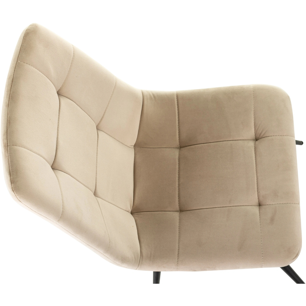 Стул Бюрократ "CH-K1_4", ткань, бежевый, металл, комплект 4 штуки - 6