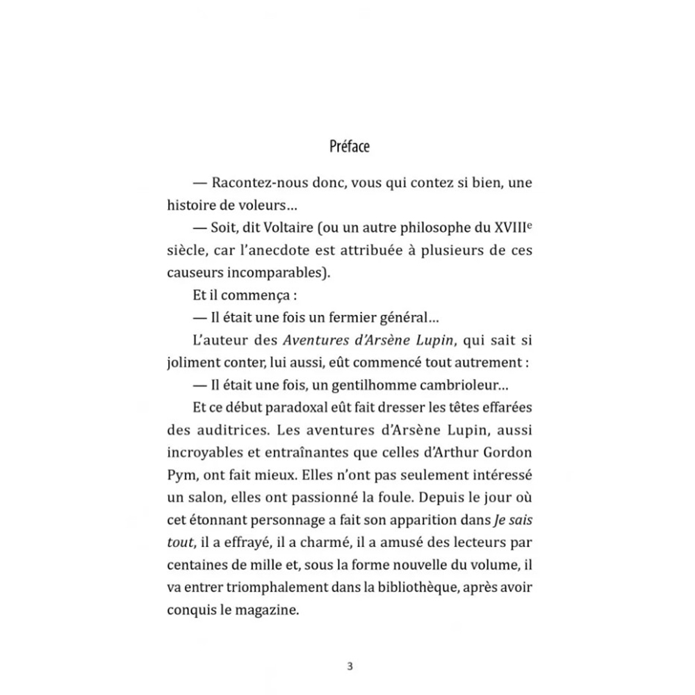 Книга на французском языке "Арсен Люпен - джентельмен-грабитель", Леблан М. - 3