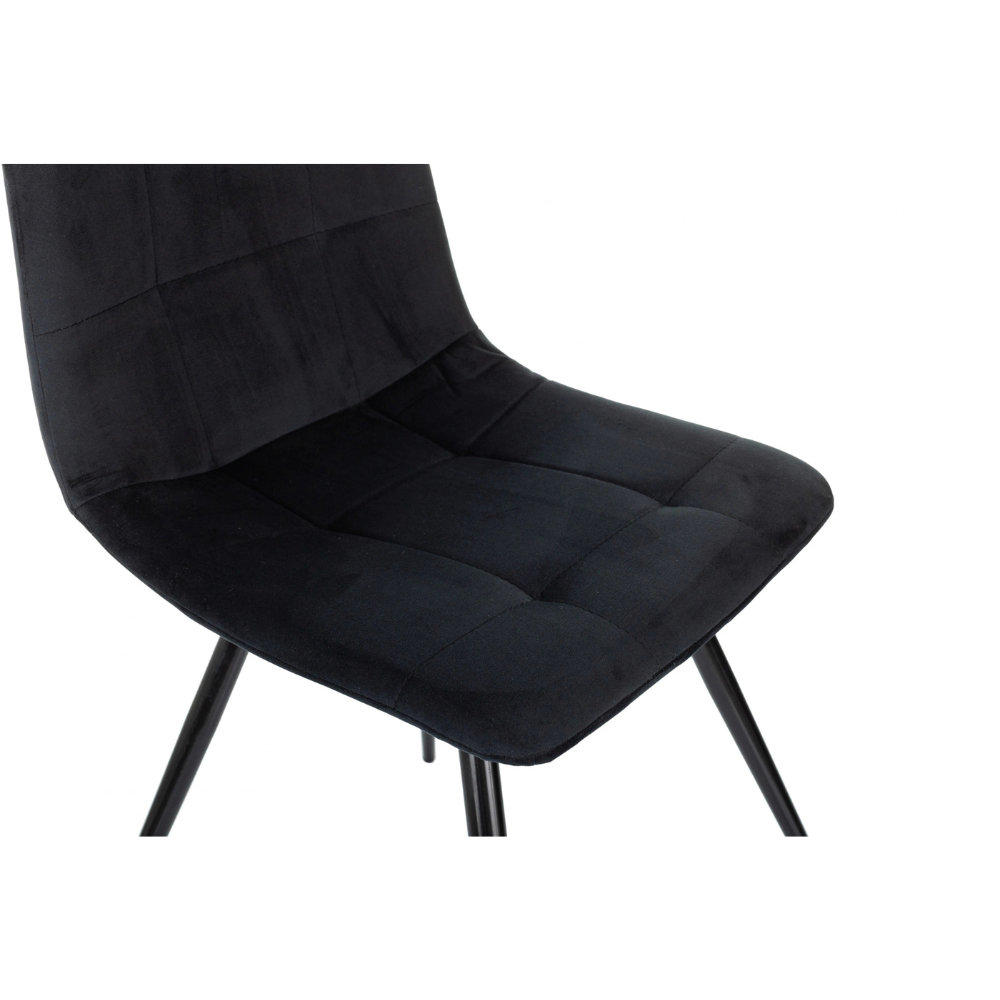 Стул Бюрократ "CH-K1_4", ткань, черный, металл, комплект 4 штуки - 6