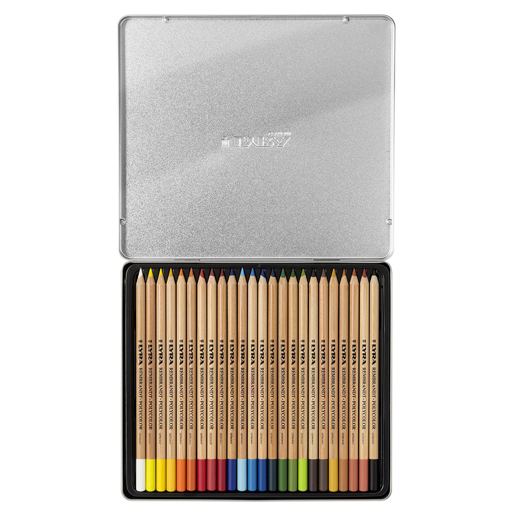 Карандаши цветные "Rembrandt Polycolor", 24 шт. металлическая упаковка