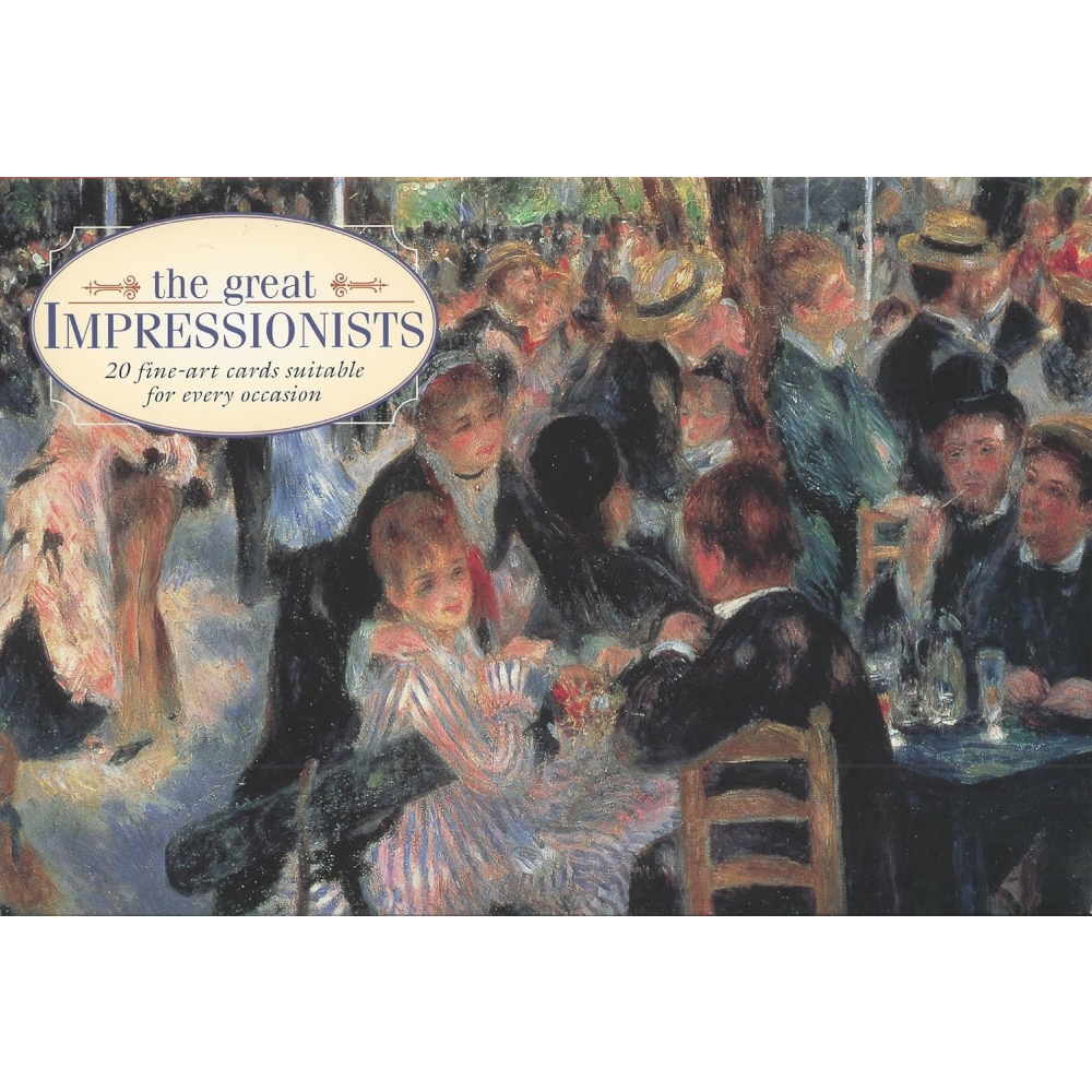 Открытки на английском языке "The Great Impressionists. 20 Fine-Art Cards"