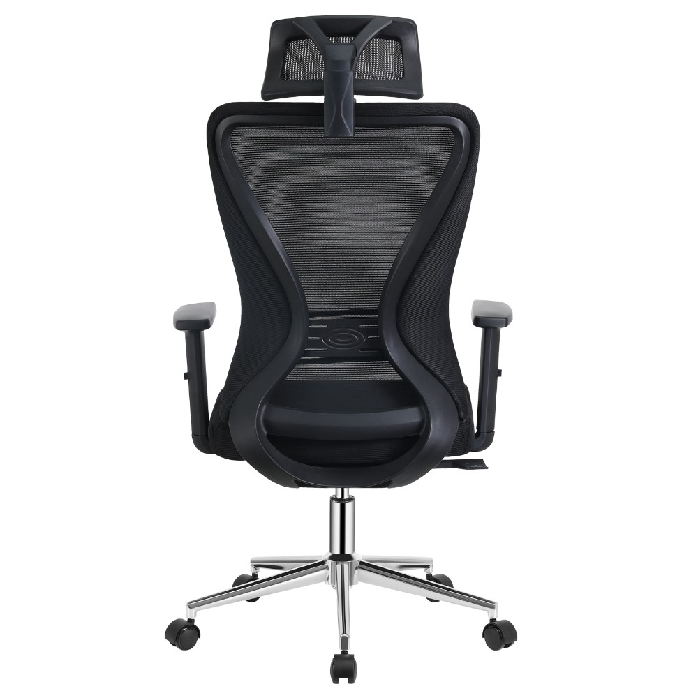 Кресло для руководителя EVERPROF "Joy", сетчатая ткань, металл, черный - 4