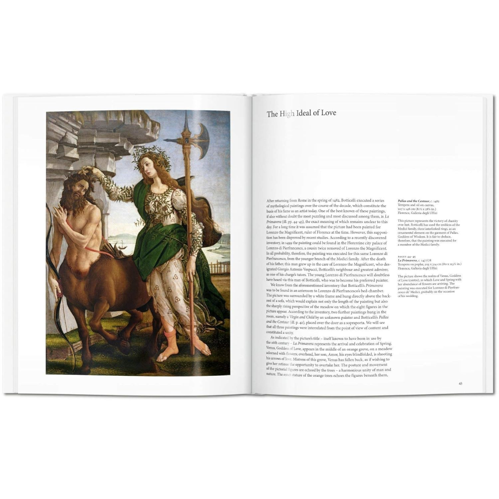 Книга на английском языке "Basic Art. Botticelli" 
