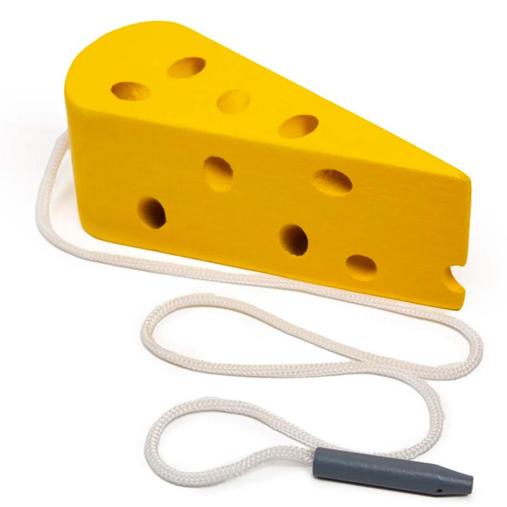 Игрушка развивающая "Шнуровка Сыр"